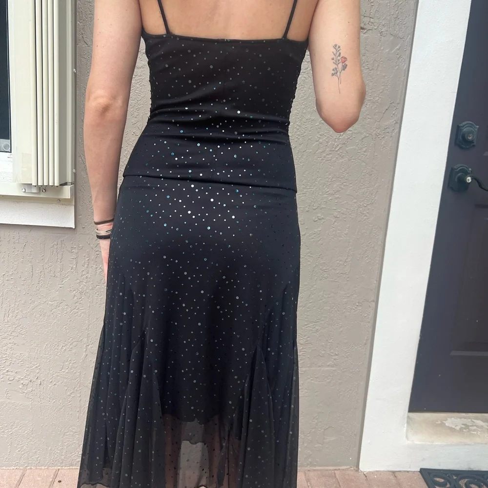 Elegant Black Evening Dress Vintage - Picture 4 of 4
